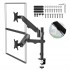 Maclean 2 monitor mount, gas spring, 17