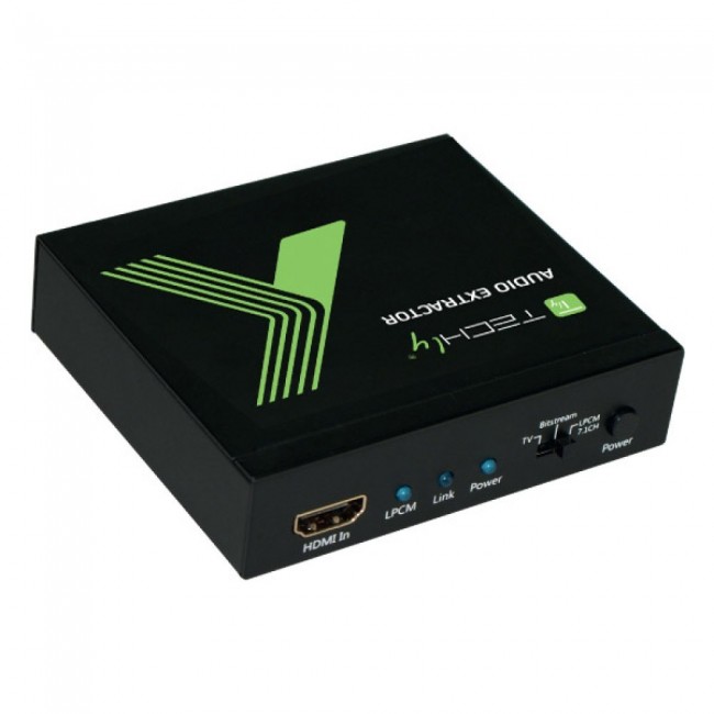Techly Audio Extractor 7.1 LPCM HDMI 4K UHD 3D IDATA HDMI-EA74K Techly Audio Extractor 7.1 LPCM HDMI 4K UHD 3D IDATA HDMI-EA74K