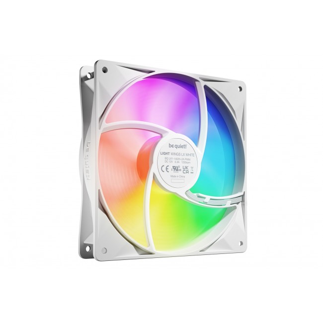 be quiet! LIGHT WINGS LX 140mm PWM 3-Pack White Computer case Fan 14 cm 3 pc(s) be quiet! LIGHT WINGS LX 140mm PWM 3-Pack White Computer case Fan 14 cm 3 pc(s)