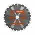 NORTON CIRCULAR SAW BLADE 255mm x 30mm x 24z WOOD & ATB NEG COMPOSITES (2.6 / 1.8)