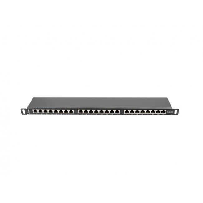 LANBERG PATCH PANEL 24 PORT 0.5U CAT.5E FTP BLACK LANBERG PATCH PANEL 24 PORT 0.5U CAT.5E FTP BLACK