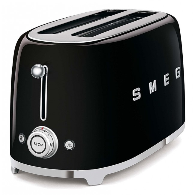 Smeg 50's Style Toaster TSF02BLEU Black Smeg 50's Style Toaster TSF02BLEU Black