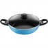 BALLARINI CAPRERA Deep frying pan 2H with lid 28 cm blue
