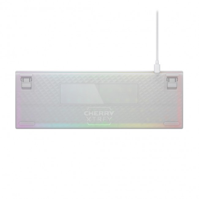 CHERRY K5V2 Compact keyboard Gaming USB QWERTZ German White