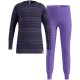 Thermal underwear - Odlo Set long ACTIVE WARM SET size 140 cm Black, Purple Thermal underwear - Odlo Set long ACTIVE WARM SET size 140 cm Black, Purple