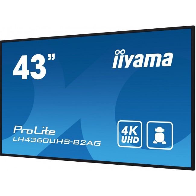 iiyama LH4360UHS-B2AG Signage Display Digital A-board 108 cm (42.5 iiyama LH4360UHS-B2AG Signage Display Digital A-board 108 cm (42.5