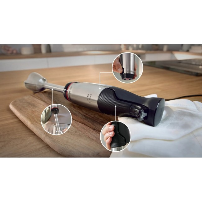 Bosch Serie 6 MSM6M610 blender Immersion blender 1000 W Black, Stainless steel Bosch Serie 6 MSM6M610 blender Immersion blender 1000 W Black, Stainless steel