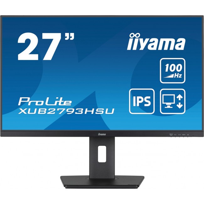 iiyama ProLite XUB2793HSU-B7 computer monitor 68.6 cm (27 iiyama ProLite XUB2793HSU-B7 computer monitor 68.6 cm (27