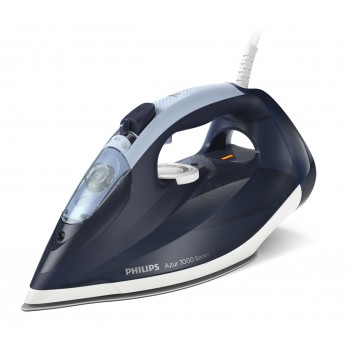Philips 7000 series DST7030/20 iron Dry & Steam iron SteamGlide Plus soleplate 2800 W Blue