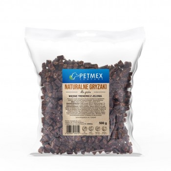 PETMEX venison meat training treats dog treat 500g
