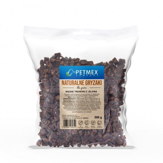 PETMEX venison meat training treats dog treat 500g