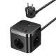 Baseus PowerCombo Universal power strip Indoor Black