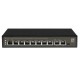 LevelOne FGP-1031 network switch Unmanaged Gigabit Ethernet (10/100/1000) Power over Ethernet (PoE) Black