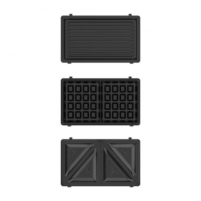 Black+Decker BXSA754E Toaster with 3 interchangeable plates
