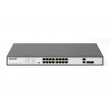 Digitus 16 Port Fast Ethernet PoE Switch, 19 Inch, Unmanaged, 2 Uplinks