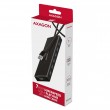 Axagon HUE-F7A 7x USB 3.2 Gen 1 ALU FLAT hub micro power IN 1m USB-A USB 3.2 Gen 1 (3.1 Gen 1) Type-A 5000 Mbit/s Black