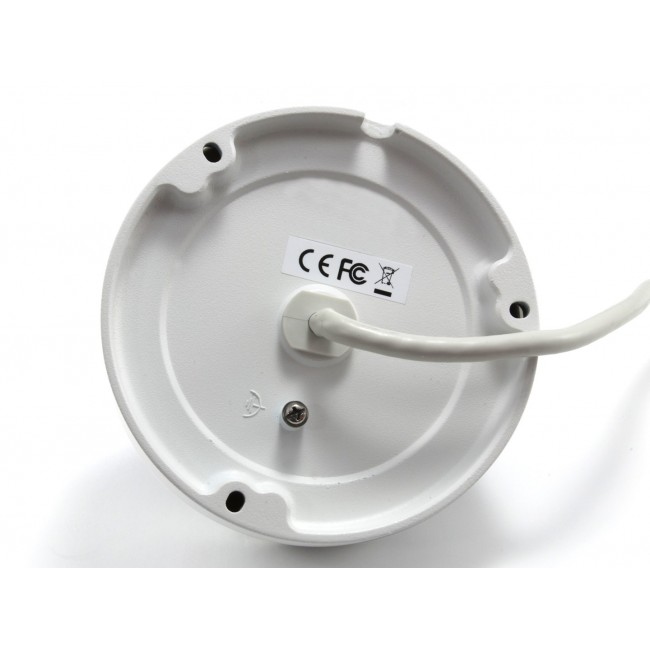 LevelOne GEMINI Fixed Dome IP Network Camera, 4-Megapixel, H.265, 802.3af PoE, IR LEDs, Indoor/Outdoor