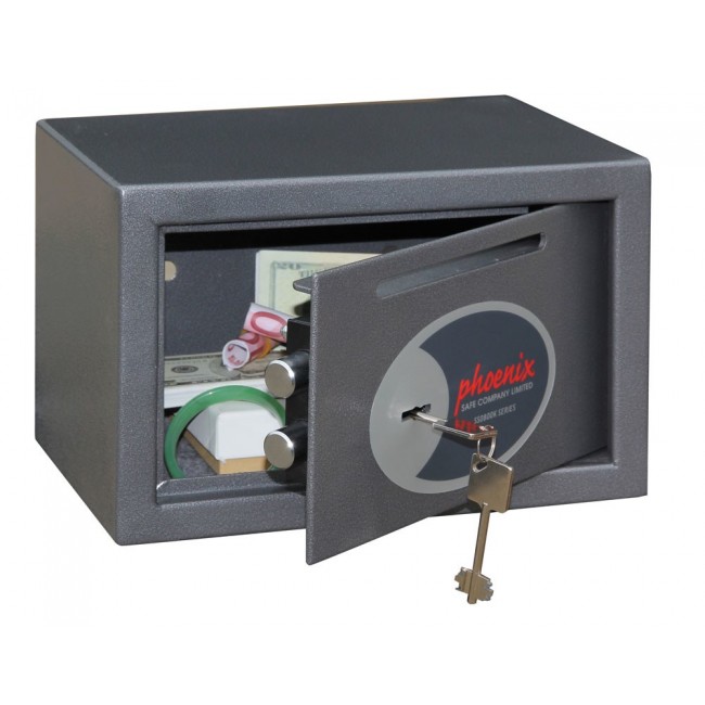 Phoenix Safe Co. Vela SS0801KD 10 L Steel Graphite