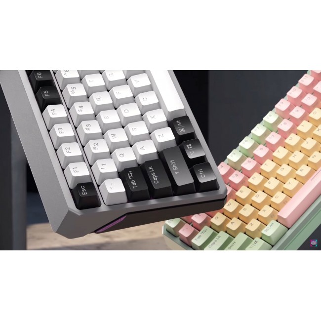 Cooler Master Peripherals MK770 keyboard Universal USB + RF Wireless + Bluetooth QWERTY Czech Dark Grey, Grey Cooler Master Peripherals MK770 keyboard Universal USB + RF Wireless + Bluetooth QWERTY Czech Dark Grey, Grey