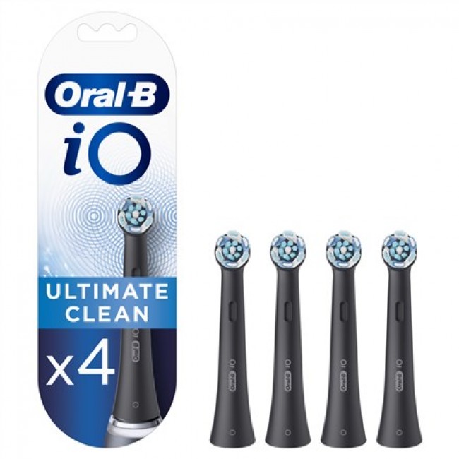 Oral-B iO Ultimate Clean 4210201342809 toothbrush head 4 pc(s) Black