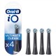 Oral-B iO Ultimate Clean 4210201342809 toothbrush head 4 pc(s) Black