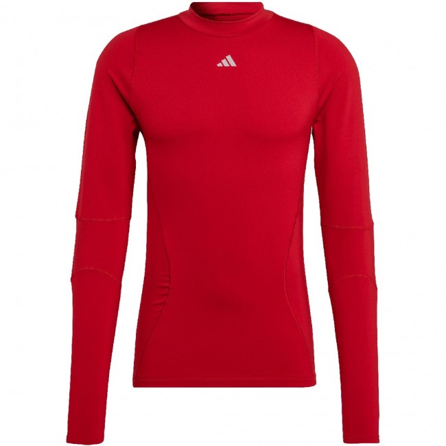 Men's adidas Techfit COLD T-shirt. RDY Long Sleeve Red HP0572 M Men's adidas Techfit COLD T-shirt. RDY Long Sleeve Red HP0572 M