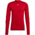 Men's adidas Techfit COLD T-shirt. RDY Long Sleeve Red HP0572 M
