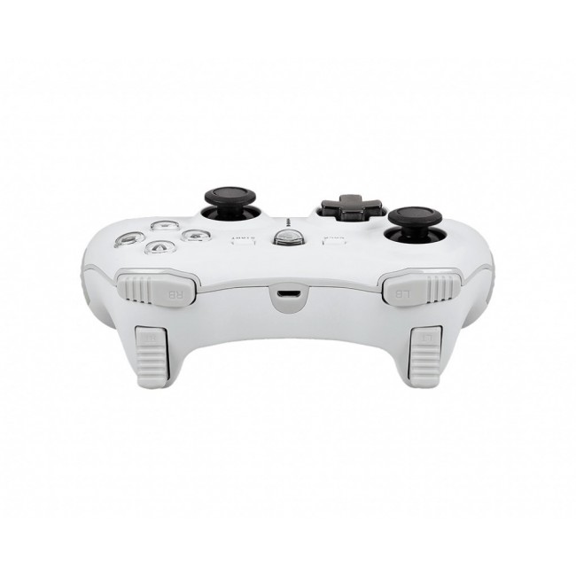 MSI FORCE GC20 V2 WHITE Gaming Controller 'PC and Android ready, Wired, adjustable D-Pad cover, Dual vibration motors, Ergonomic design, detachable cables'