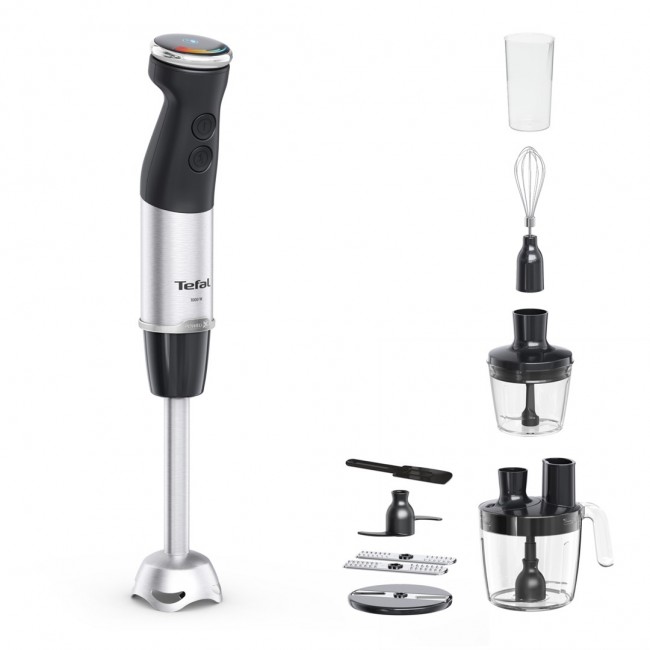 Tefal Quickchef+ HB67G830 blender 0.8 L Immersion blender 1000 W Black, Stainless steel Tefal Quickchef+ HB67G830 blender 0.8 L Immersion blender 1000 W Black, Stainless steel