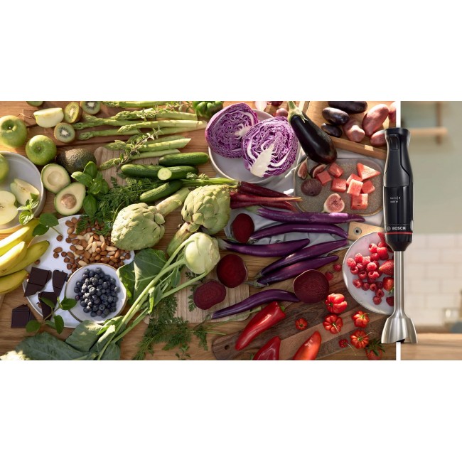 Bosch Serie 4 MSM4B623 blender 0.6 L Immersion blender 1000 W Anthracite, Transparent Bosch Serie 4 MSM4B623 blender 0.6 L Immersion blender 1000 W Anthracite, Transparent