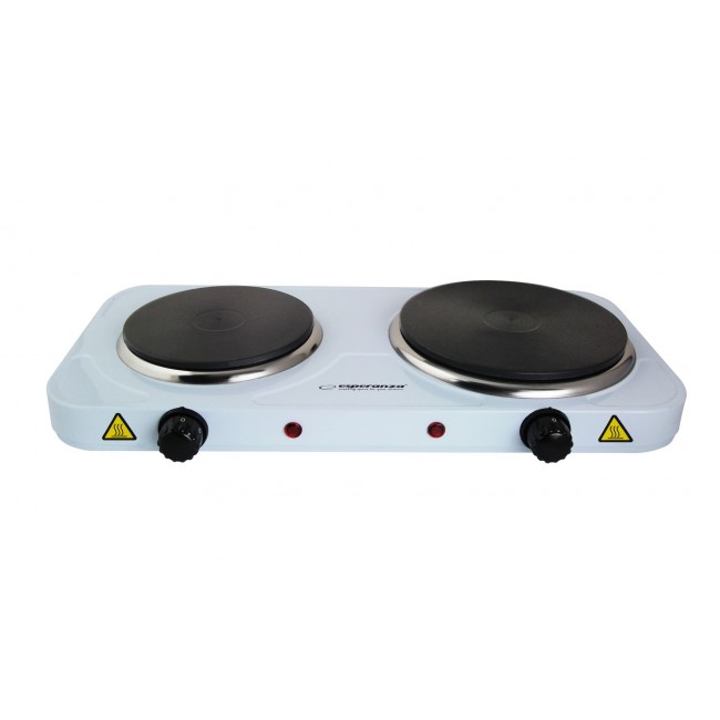 Esperanza EKH014W Electric cooker 2 zones White