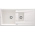 1.5-bowl granite sink with drainer