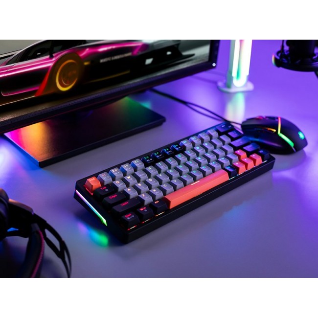 Tracer TRAKLA47297 keyboard Gaming USB + RF Wireless + Bluetooth QWERTY English Grey