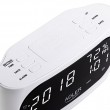 Adler AD 1186W alarm clock Digital alarm clock Black, White Adler AD 1186W alarm clock Digital alarm clock Black, White
