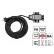 Yato YT-81162 power extension 20 m 3 AC outlet(s) Indoor/outdoor Black
