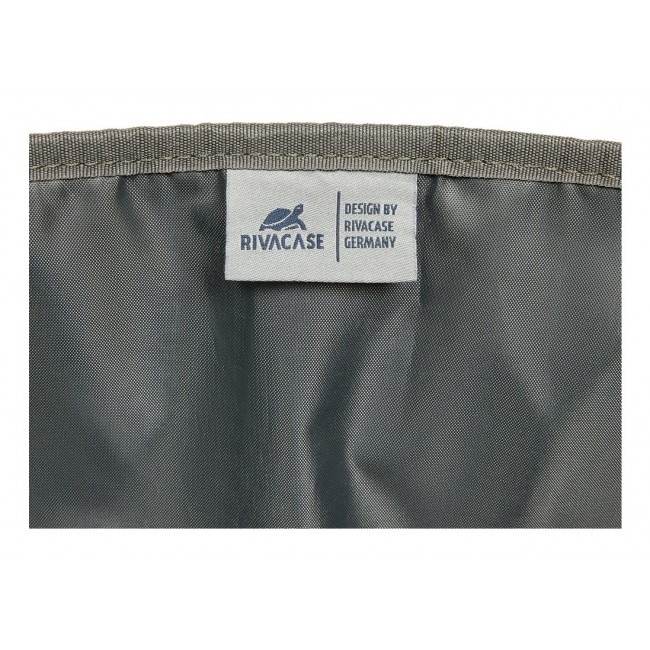 Rivacase Eden backpack Travel backpack Olive PU leather, Polyester, Recycled polyethylene terephthalate (rPET)