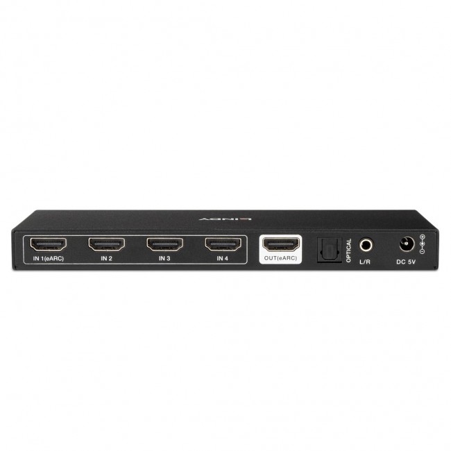 Lindy 4 Port HDMI 8K60 Switch with eARC Lindy 4 Port HDMI 8K60 Switch with eARC