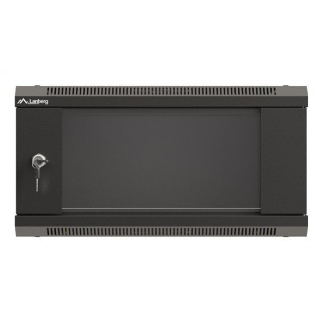 Lanberg WF03-5304-10B rack cabinet 4U Wall mounted rack Black