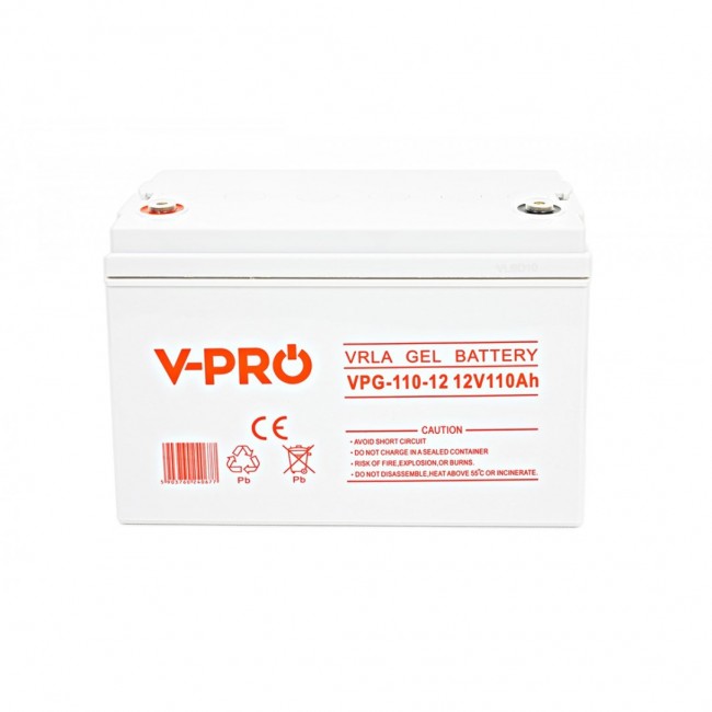 VOLT POLSKA GEL VPRO SOLAR BATTERY 12V 110Ah VOLT POLSKA GEL VPRO SOLAR BATTERY 12V 110Ah