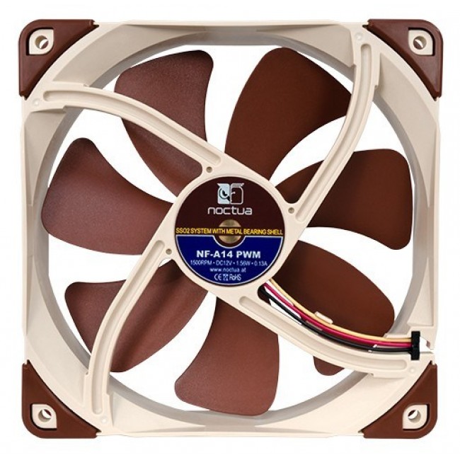 Noctua NF-A14 PWM Computer case Fan 14 cm Brown Noctua NF-A14 PWM Computer case Fan 14 cm Brown