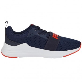 Children's shoes Puma Wired Run Jr navy blue 374214 21 38