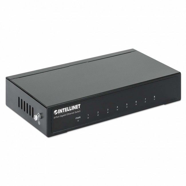 Intellinet 8-Port Gigabit Ethernet Switch, Desktop size, Metal Housing, IEEE 802.3az (Energy Efficient Ethernet) Intellinet 8-Port Gigabit Ethernet Switch, Desktop size, Metal Housing, IEEE 802.3az (Energy Efficient Ethernet)
