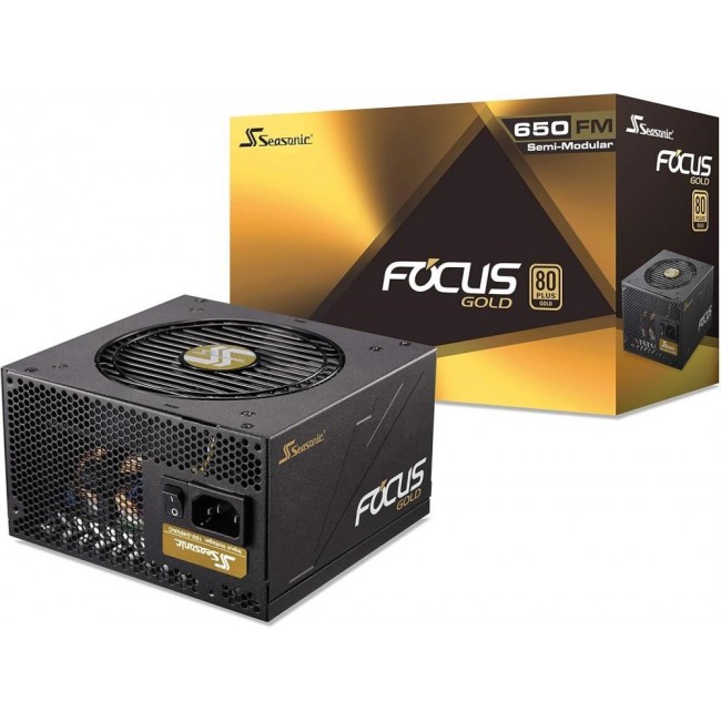 Seasonic G12 GM power supply unit 650 W 20+4 pin ATX ATX Black Seasonic G12 GM power supply unit 650 W 20+4 pin ATX ATX Black