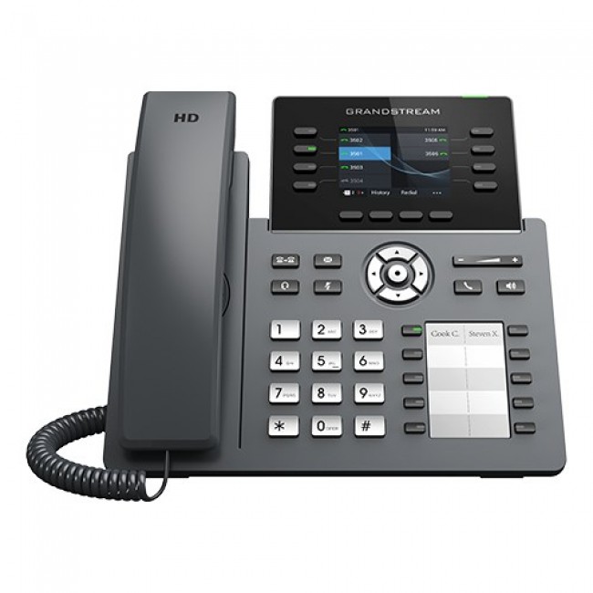Grandstream Networks GRP2634 IP phone Black 8 lines TFT Wi-Fi Grandstream Networks GRP2634 IP phone Black 8 lines TFT Wi-Fi
