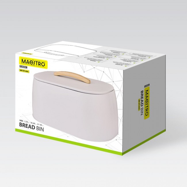 Breadbox MAESTRO MR-1675-BEIGE Beige Breadbox MAESTRO MR-1675-BEIGE Beige