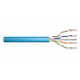 DIGITUS Cat.6A, U/UTP, B2ca, AWG 23/1, LSOH, 100m, blue installation cable