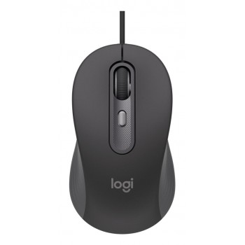 Logitech Signature Wired M520 for Business mouse Office Ambidextrous USB Type-C Optical 4000 DPI