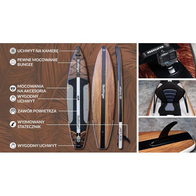 SKATINGER Waverider 380x86x16 Touring SUP Board
