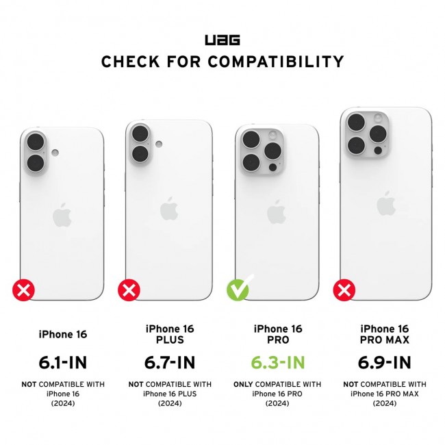 UAG Plasma XTE MagSafe iPhone 16 Pro case w/stand