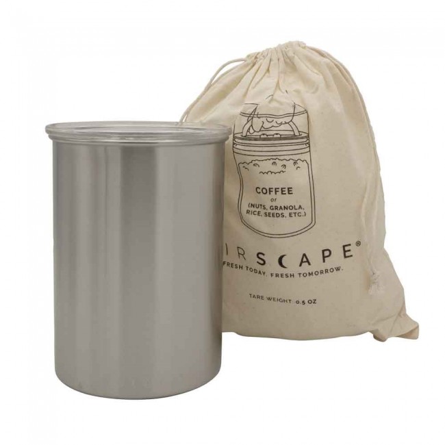 Airscape? Edelstahl-Aromabeh?lter mittel, silber geb?rstet Airscape? Edelstahl-Aromabeh?lter mittel, silber geb?rstet